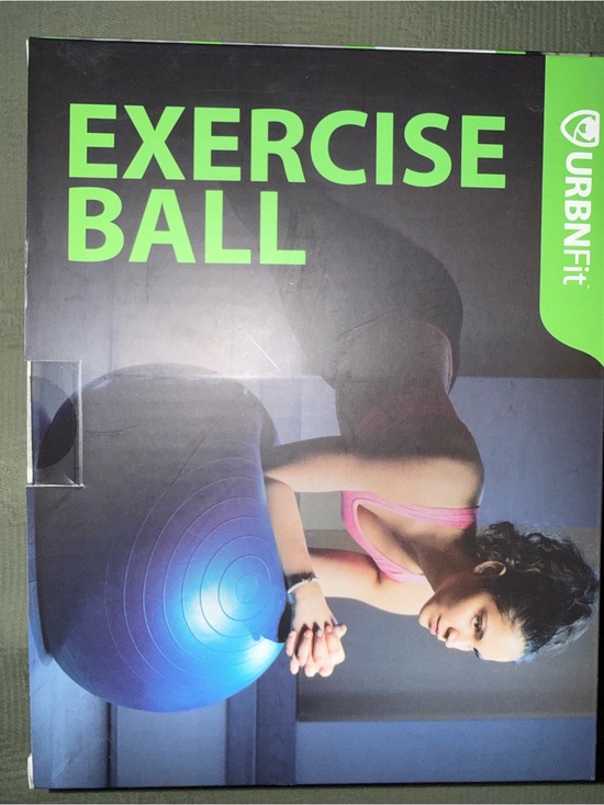 Other - URBNFit Exercise Ball - Purple/Blue